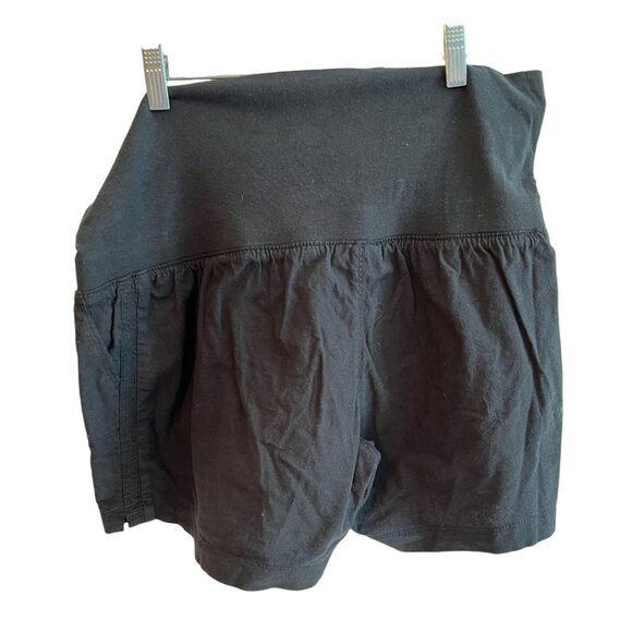 Isabel Maternity Black Maternity‎ Shorts Size S Made Of Cotton Blend NWT - Picture 2 of 4